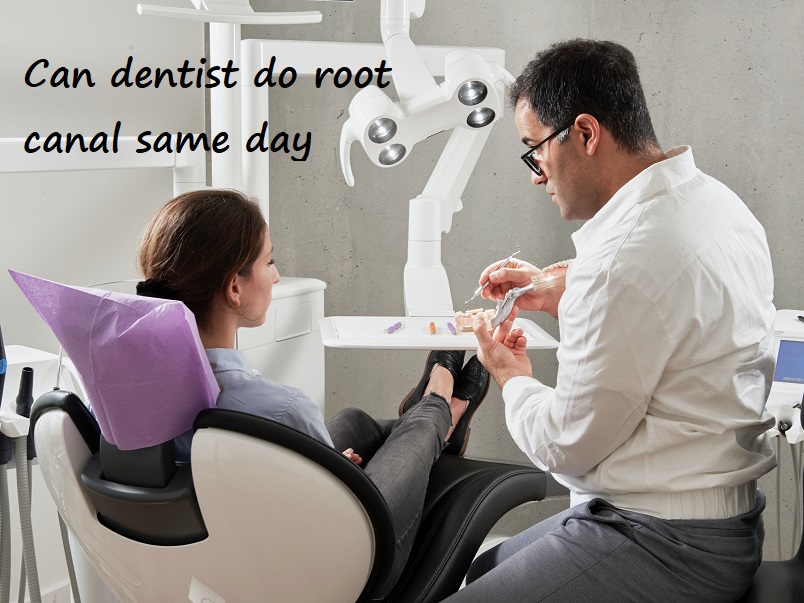 can dentist do root canal same day