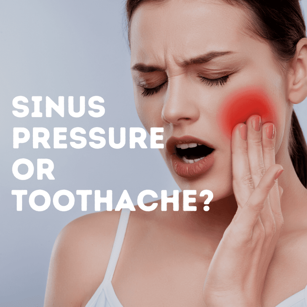 how to relieve tooth pain from sinus pressure