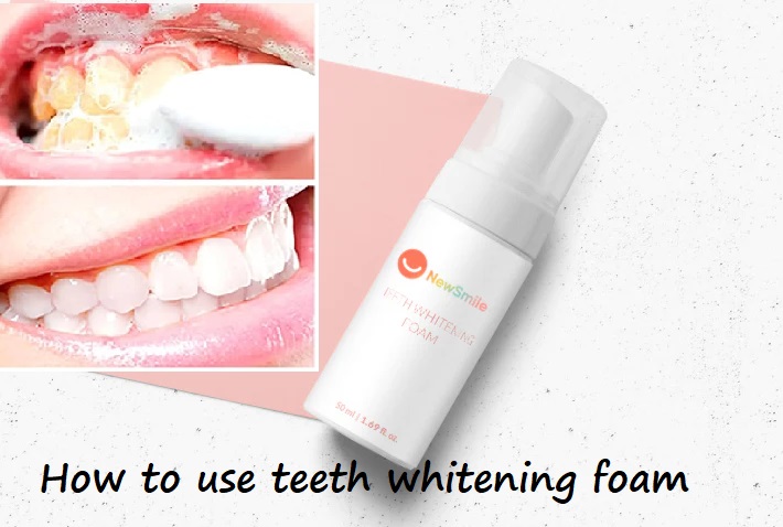 how to use teeth whitening foam