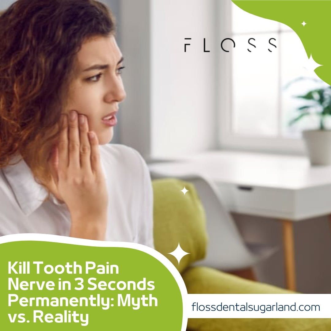 kill tooth pain nerve in 3 seconds permanently