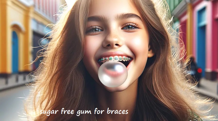 sugar free gum for braces