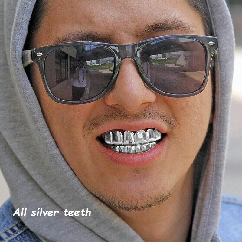 All silver teeth