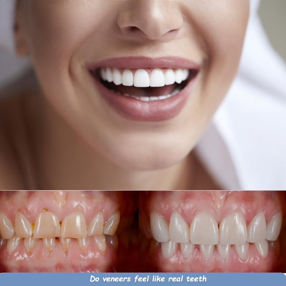 Do veneers feel like real teeth