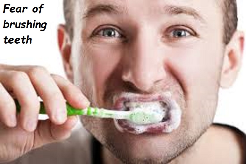 Fear of brushing teeth