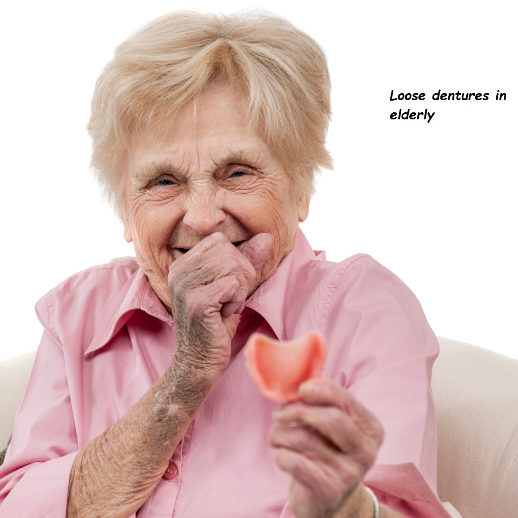 Loose dentures in elderly