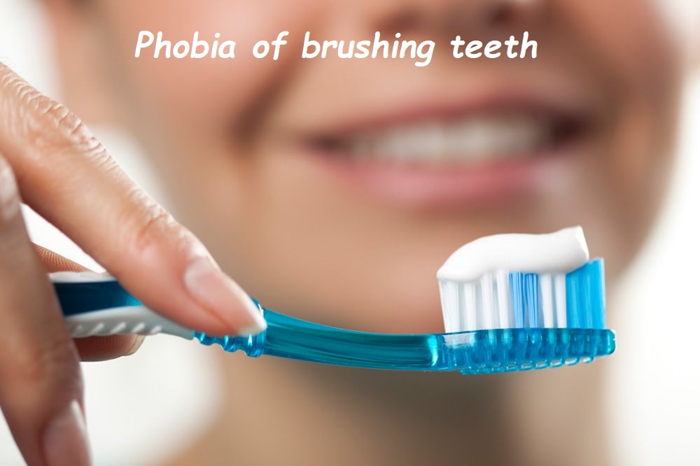 Phobia of brushing teeth