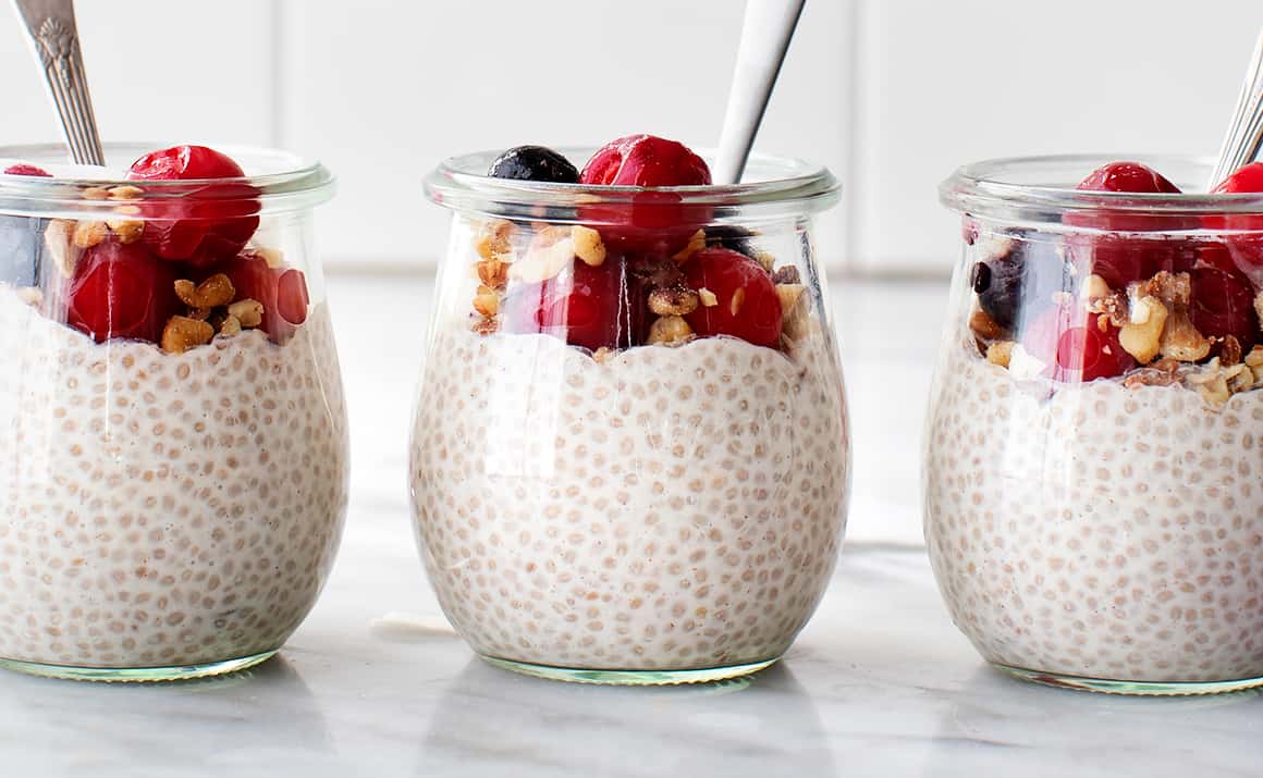 chia-seed-pudding for food after wisdom tooth removel