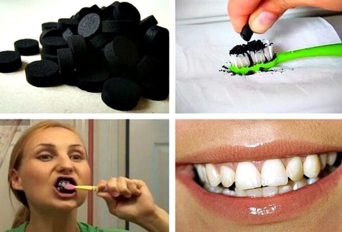 charcoal to whiten teeth at home naturally